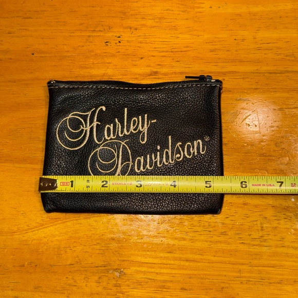 Harley Davidson embroidered coin purse. - Picture 5 of 6